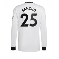 Fotbalové Dres Manchester United Jadon Sancho #25 Venkovní 2022-23 Dlouhý Rukáv